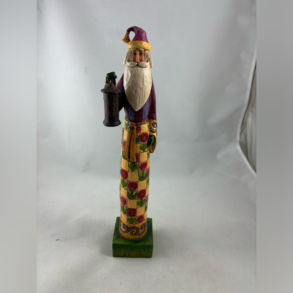 Jim Shore Heartwood Creek Santa "Heart is a Garden Where Love Bloom"s 12.5"